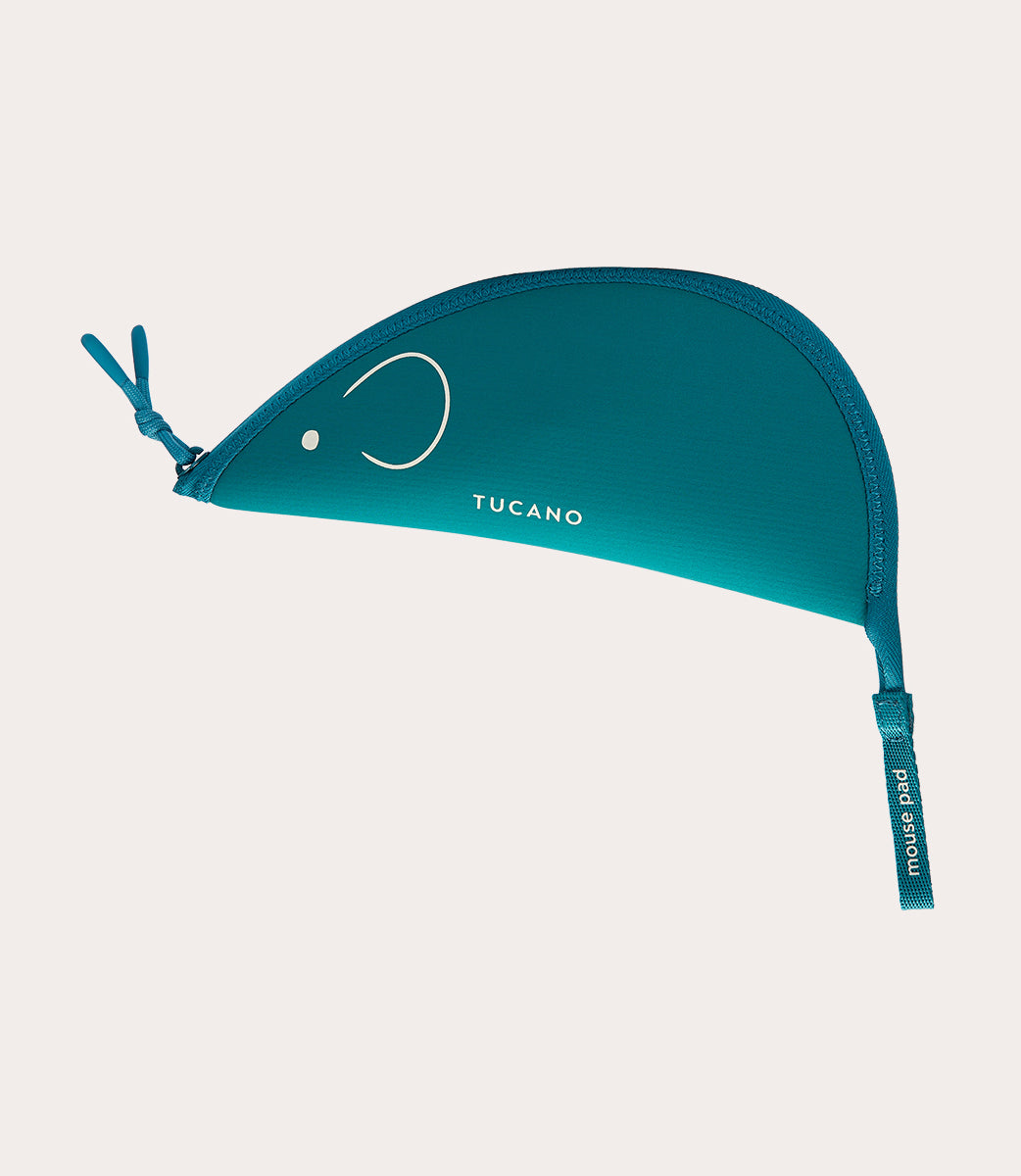 Topo Mouse Pad + Wireless Mouse Blu, vista frontale