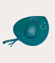 Topo Mouse Pad + Wireless Mouse Blu, dettaglio interno