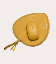 Topo Mouse Pad + Wireless Mouse Giallo, dettaglio interno