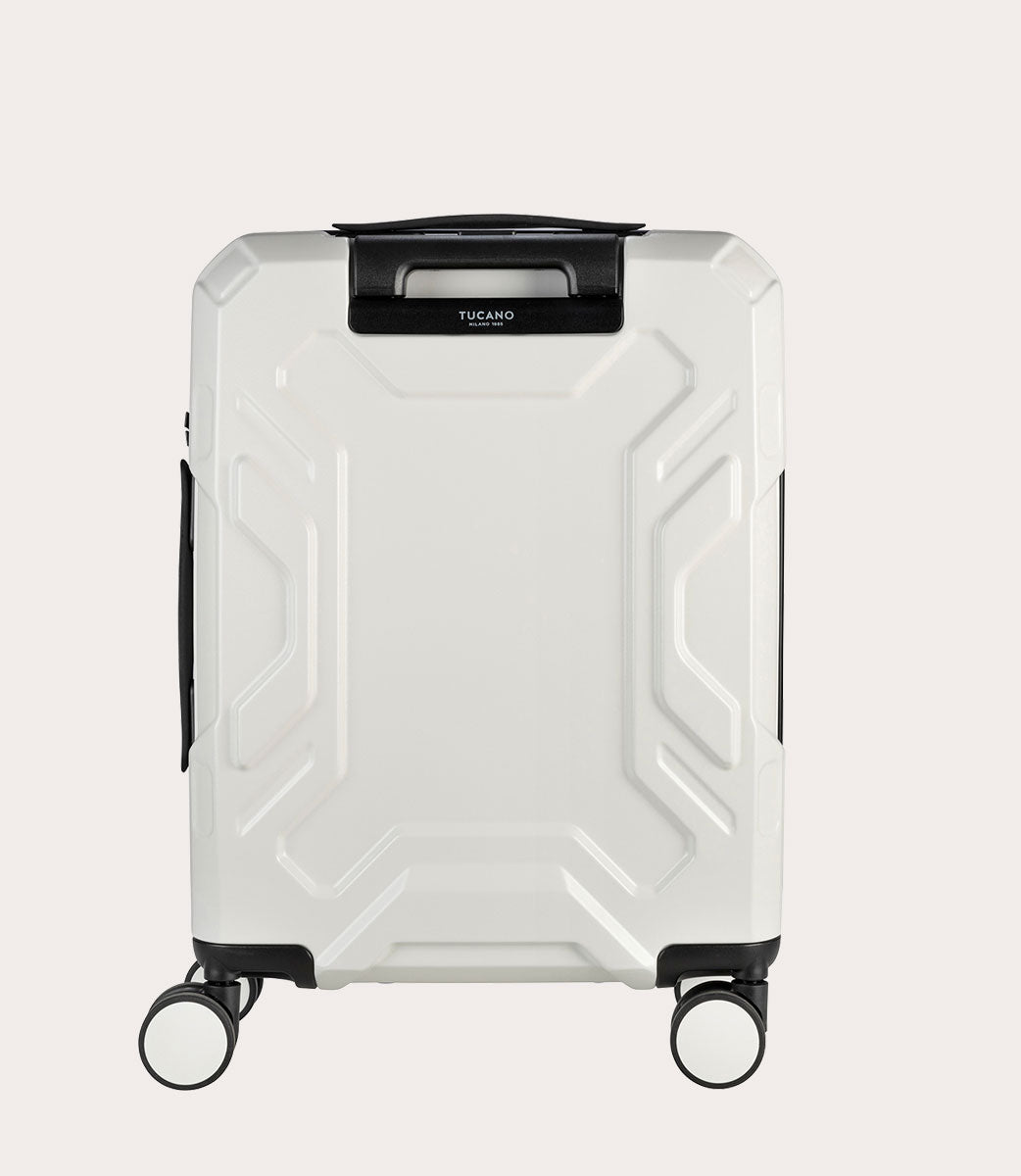Iron 40L Bianco, vista laterale
