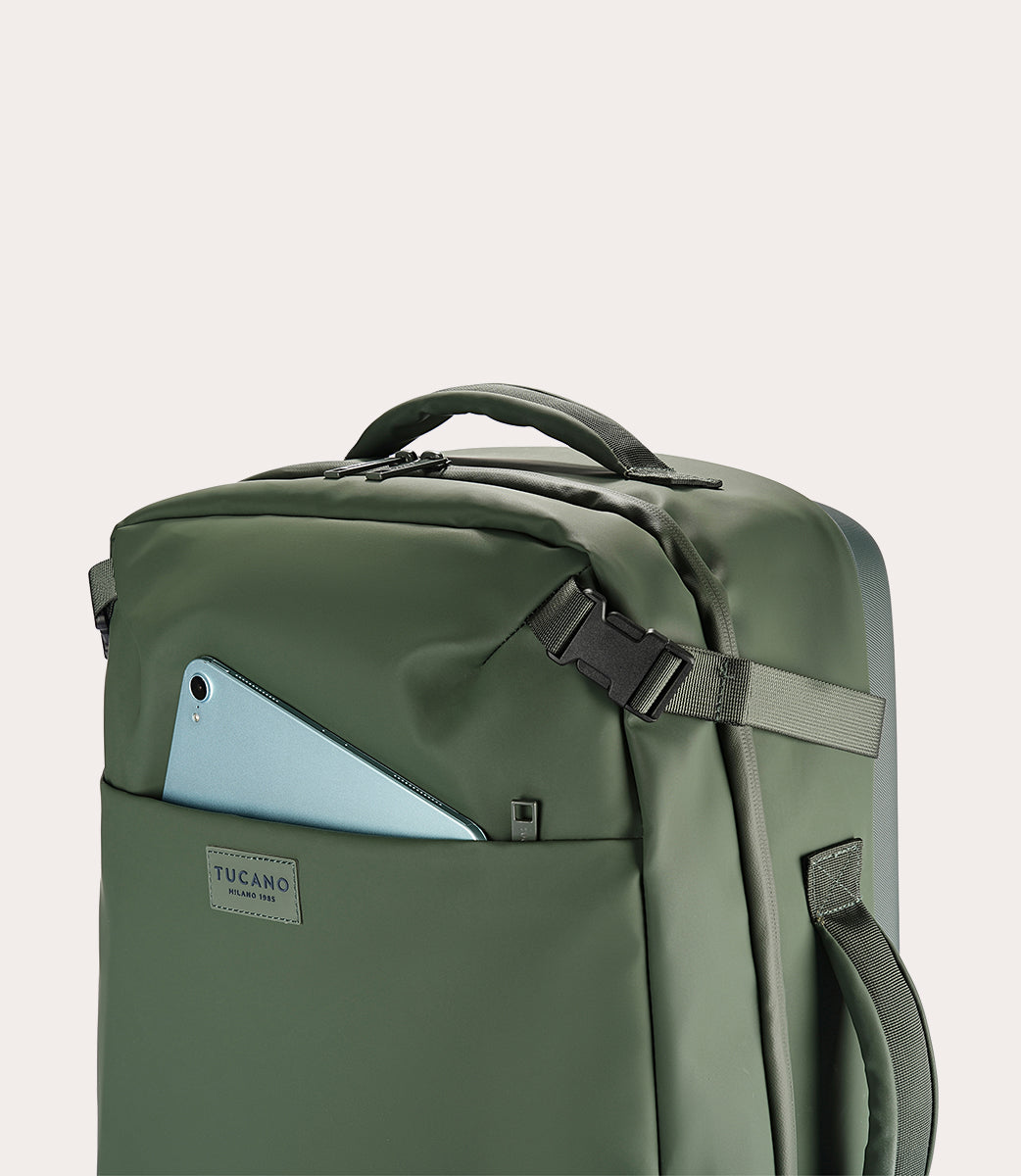 Tugò Dry Trolley Verde militare, dettaglio