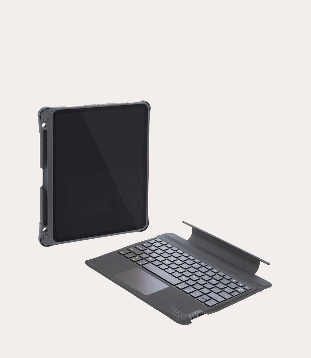 Tasto con tastiera e trackpad