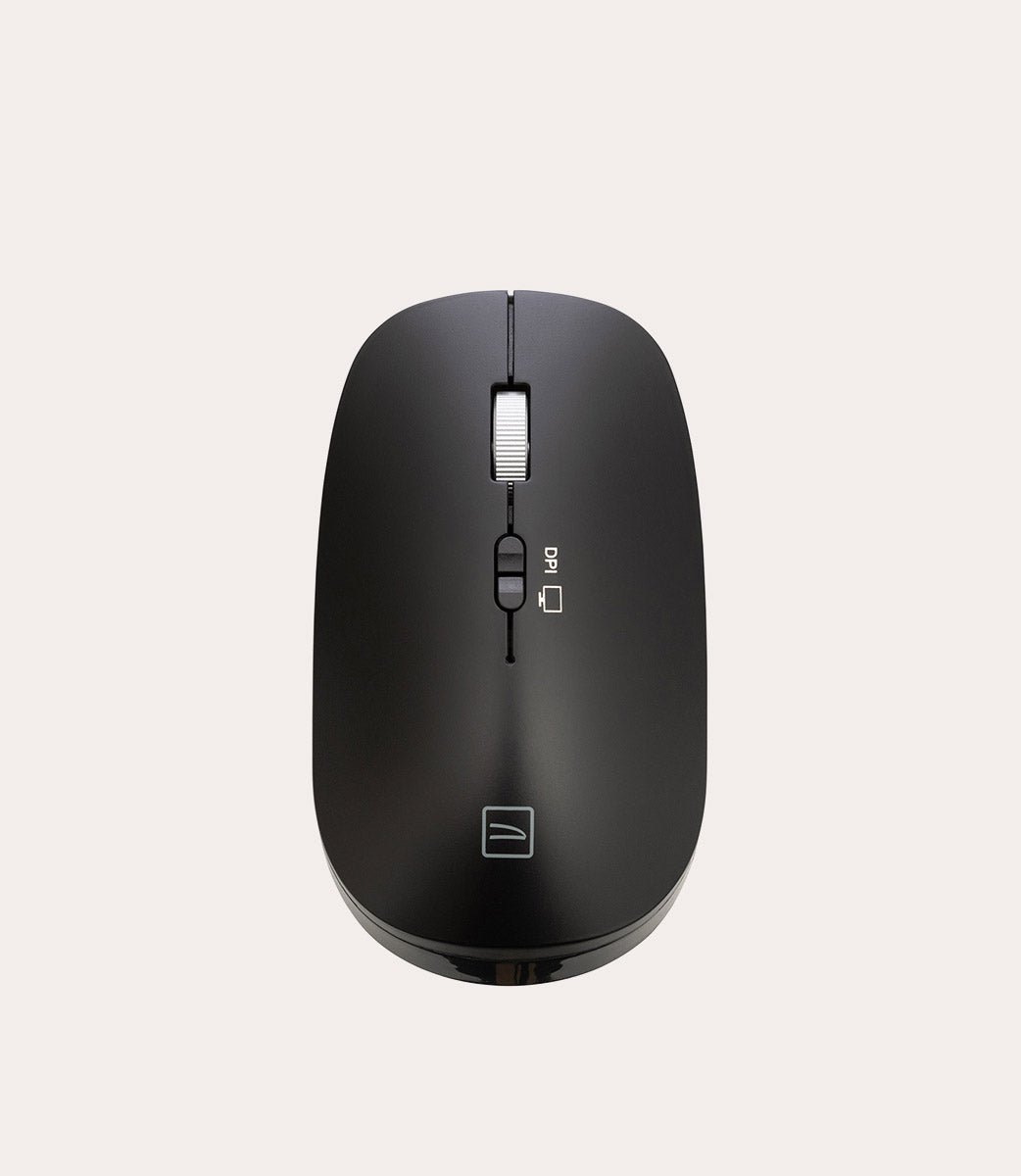 Wireless mouse with privacy desk button  