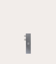 4-in-1 type-C hub Grigio scuro, vista frontale