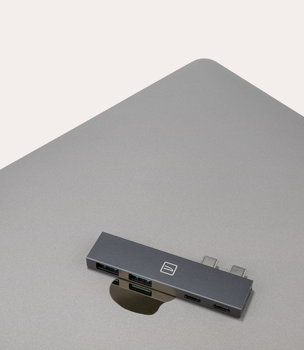 4-in-1 type-C hub Grigio scuro, dettaglio interno