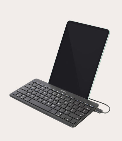 Wired tablet keyboard w/stand (Type-C and Micro-USB connectors)