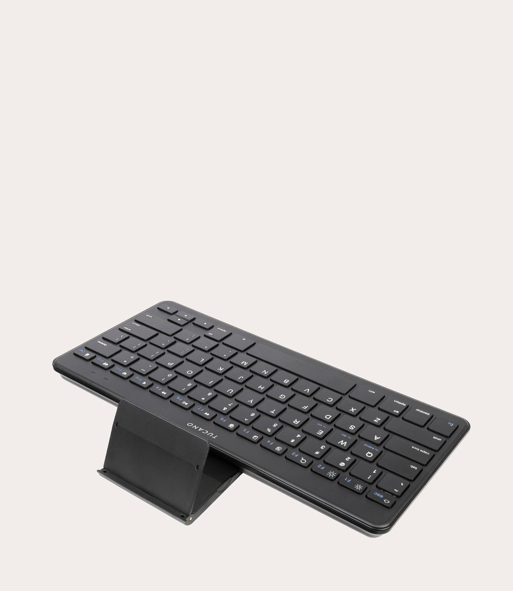 Wired tablet keyboard w/stand (Type-C and Micro-USB connectors) Nero, vista superiore