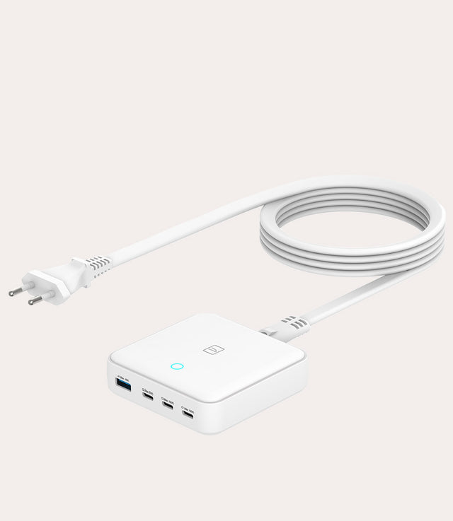 High-speed 100W GaN desktop charger 4 ports