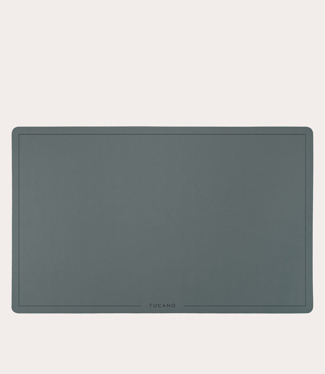 Desk pad Grigio scuro, vista frontale