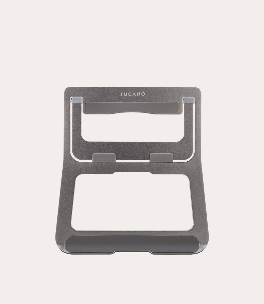 Laptop stand Grigio scuro, vista frontale