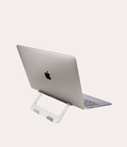 Laptop stand Grigio scuro, vista laterale