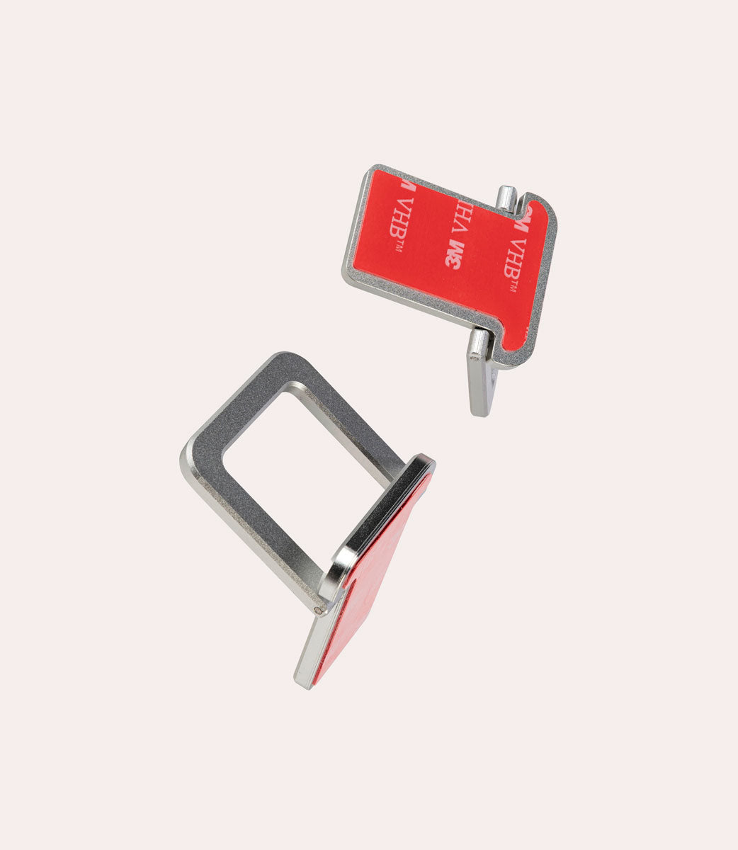Mini supporti adesivi per laptop Grigio scuro, dettaglio interno