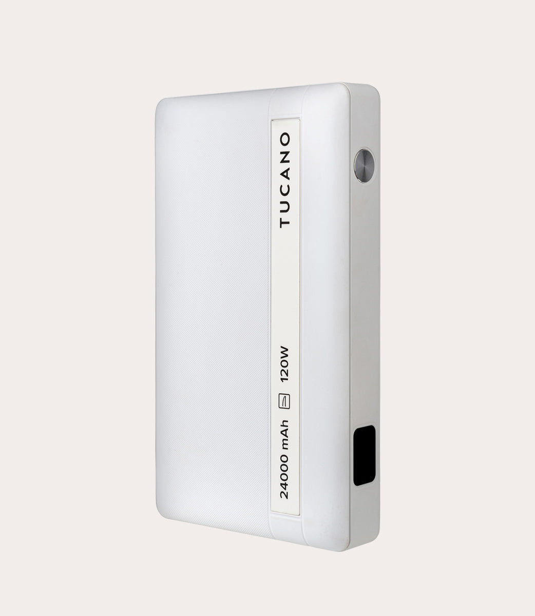 Power bank for laptop Bianco, vista posteriore