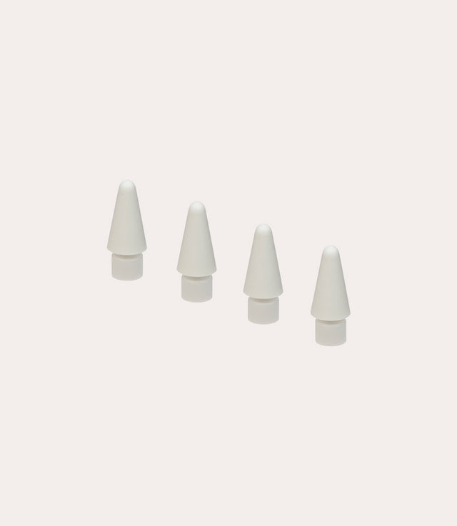 PUNTE APPLE PENCIL 4 PEZZI, BIANCO