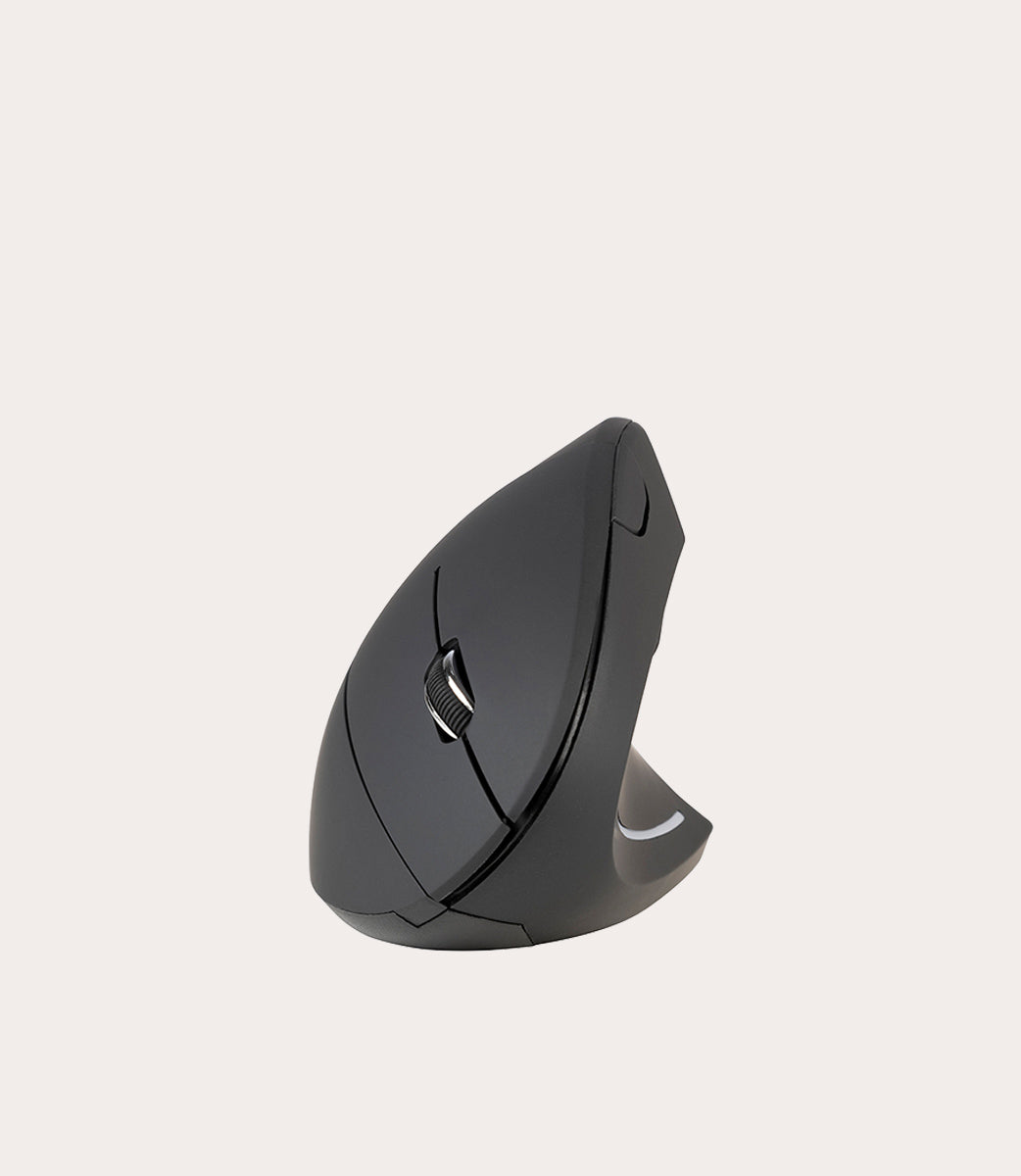 Vertical ergonomic mouse Nero, vista laterale