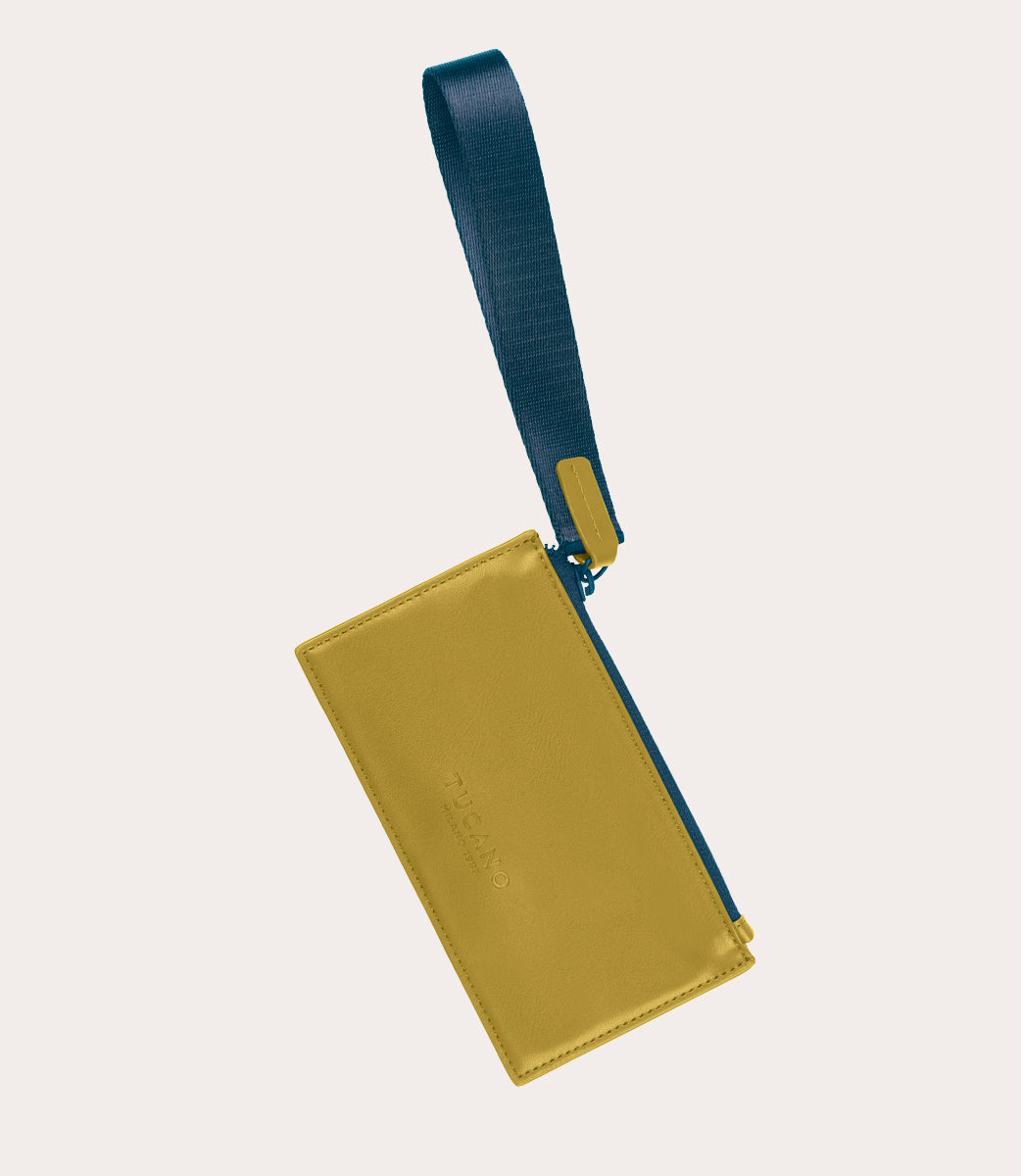 Palma Pouch Giallo, vista frontale