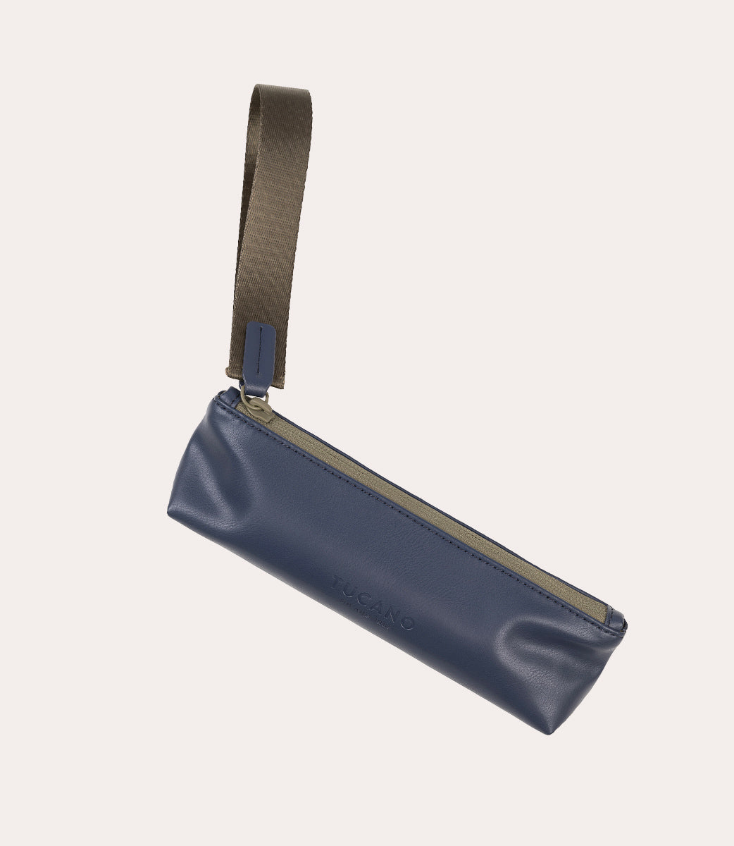 Palma Pouch Blu, vista frontale