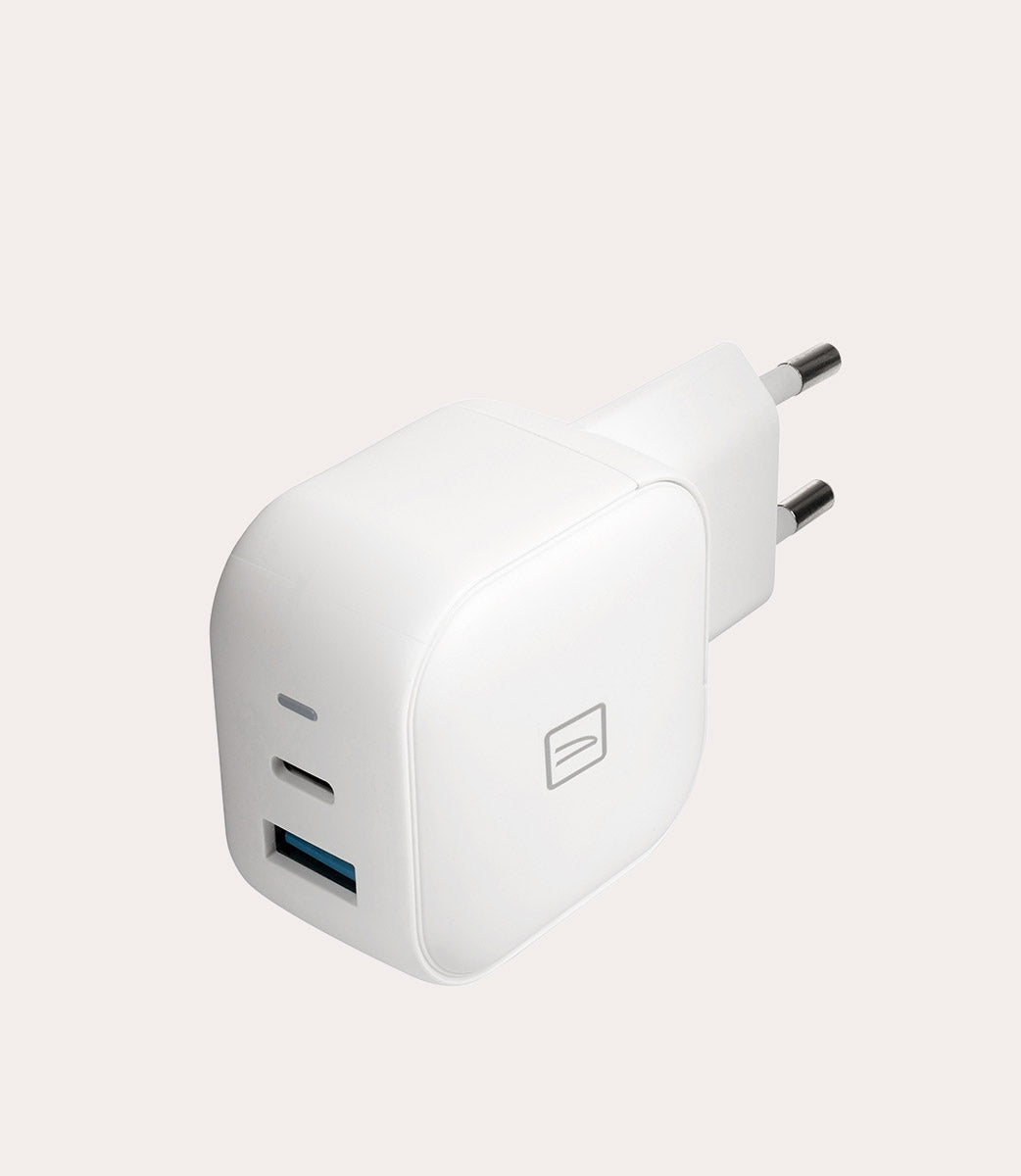 38W USB GaN wall charger Bianco, immagine 1